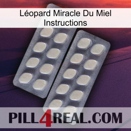 Léopard Miracle Du Miel Instructions 07